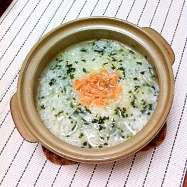 ポカポカ温まる わかめと鮭のお粥 レシピ 作り方 By も る す け 楽天レシピ ポカポカ温まる わかめと鮭のお粥 レシピ 作り方 By も る す け 楽天レシピ